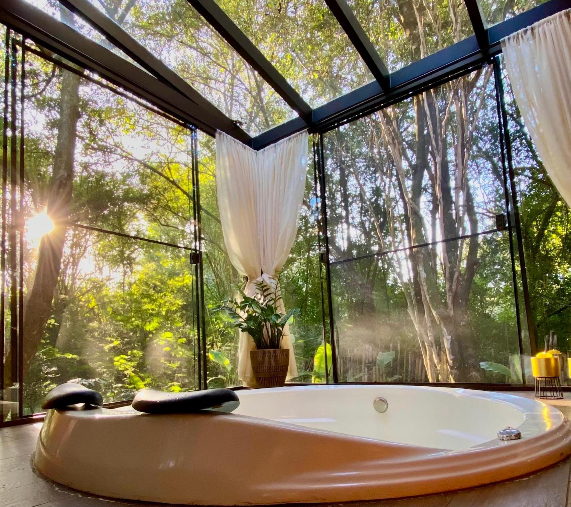 Bangalô Deluxe com Vista do Jardim